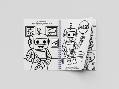 Color & Learn AI with Robo